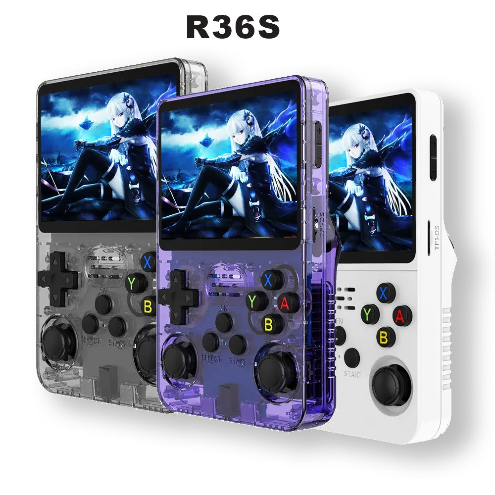 Retro Handheld Game Console R36S 64/128/256 GB