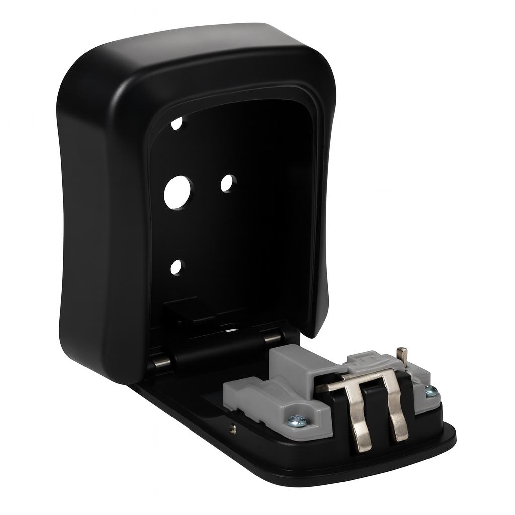 Wall Mounted Key Lock Box – 4-Digit Outdoor Combination Safe