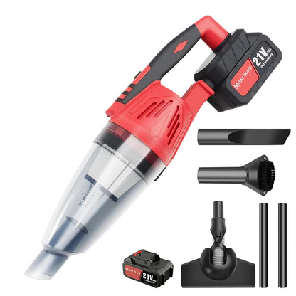 Cordless Handheld Hoover for Car – Portable Rechargeable Vacuum Cleaner