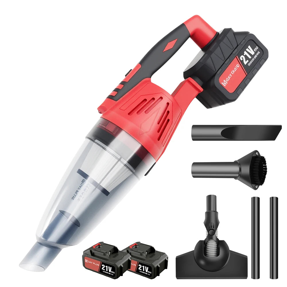 Cordless Handheld Hoover for Car – Portable Rechargeable Vacuum Cleaner