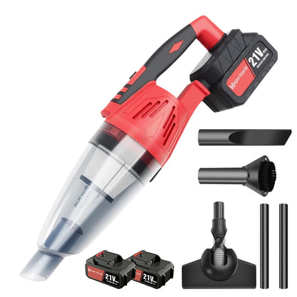 Cordless Handheld Hoover for Car – Portable Rechargeable Vacuum Cleaner