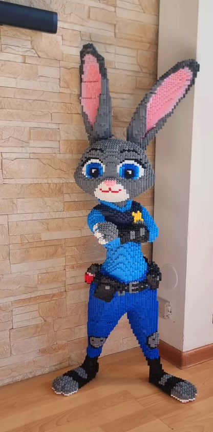 Zootropolis Mini Building Block Figures – Judy Hopps & Nick Wilde Toy Bricks Set