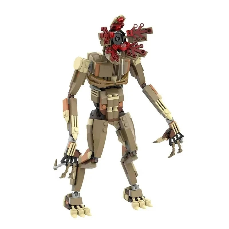 Mini-block construction figure of the Demogorgon from Stranger Things.