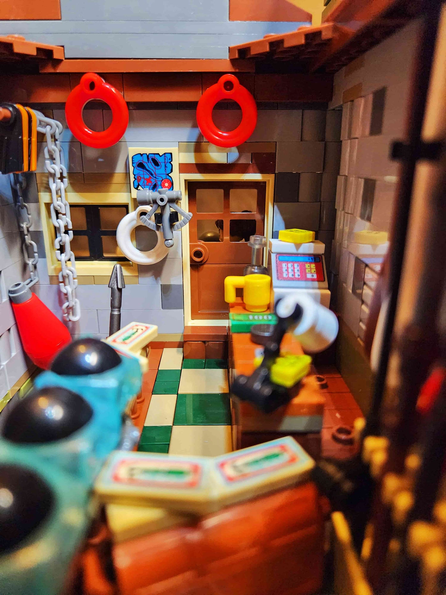 Fishing House Building Set (Compatible with Major Brick Brands) – 2049 PCS