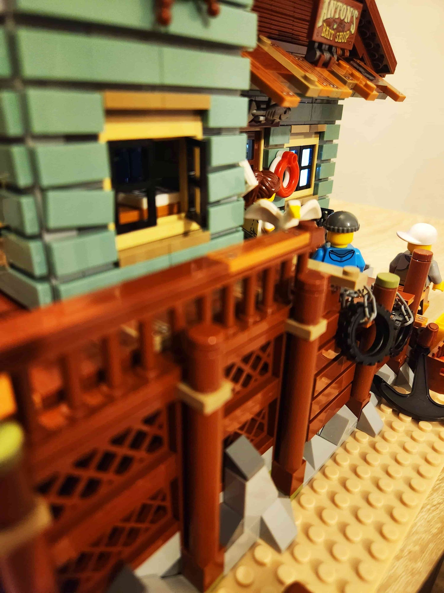 Fishing House Building Set (Compatible with Major Brick Brands) – 2049 PCS