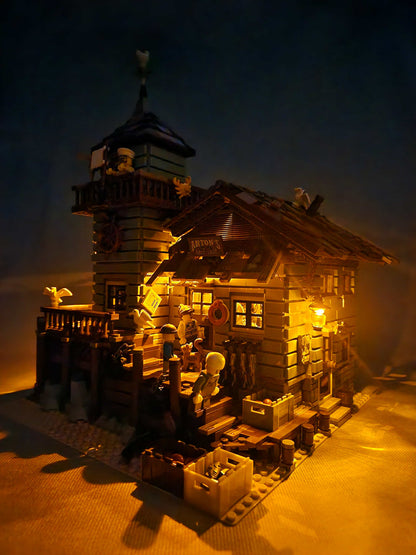 Fishing House Building Set (Compatible with Major Brick Brands) – 2049 PCS