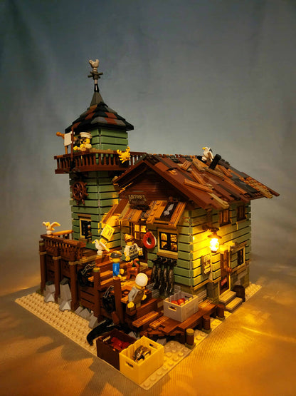 Fishing House Building Set (Compatible with Major Brick Brands) – 2049 PCS