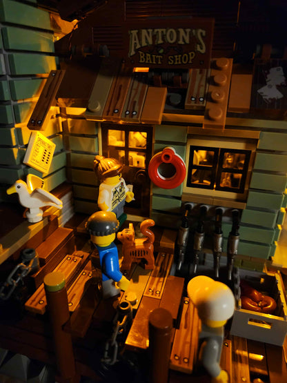 Fishing House Building Set (Compatible with Major Brick Brands) – 2049 PCS