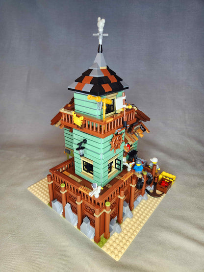 Fishing House Building Set (Compatible with Major Brick Brands) – 2049 PCS