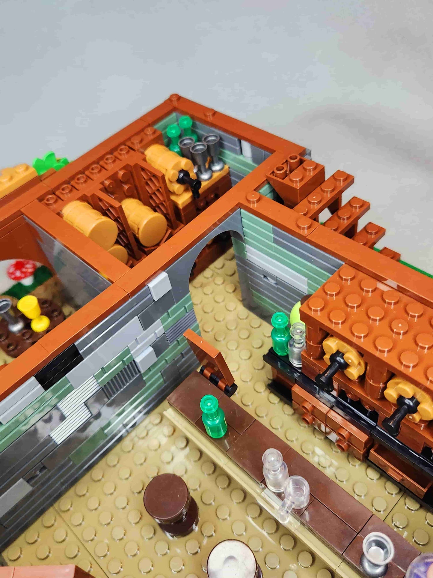 Medieval Tavern Building Blocks Set – European Street Architecture, 2868 PCS, Compatible Brick MOC Model