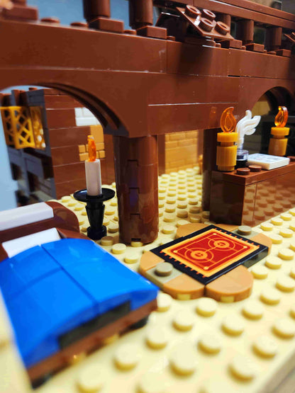 Medieval Tavern Building Blocks Set – European Street Architecture, 2868 PCS, Compatible Brick MOC Model