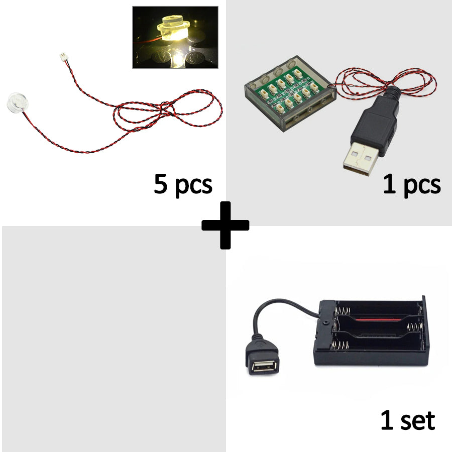 LED Lighting Component for Building Block Houses – Lego® Compatible