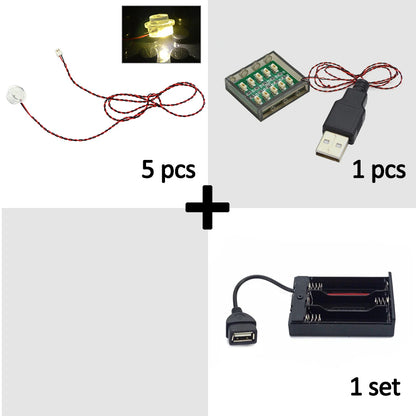 LED Lighting Component for Building Block Houses – Lego® Compatible