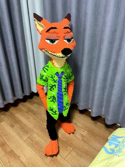 Zootropolis Mini Building Block Figures – Judy Hopps & Nick Wilde Toy Bricks Set