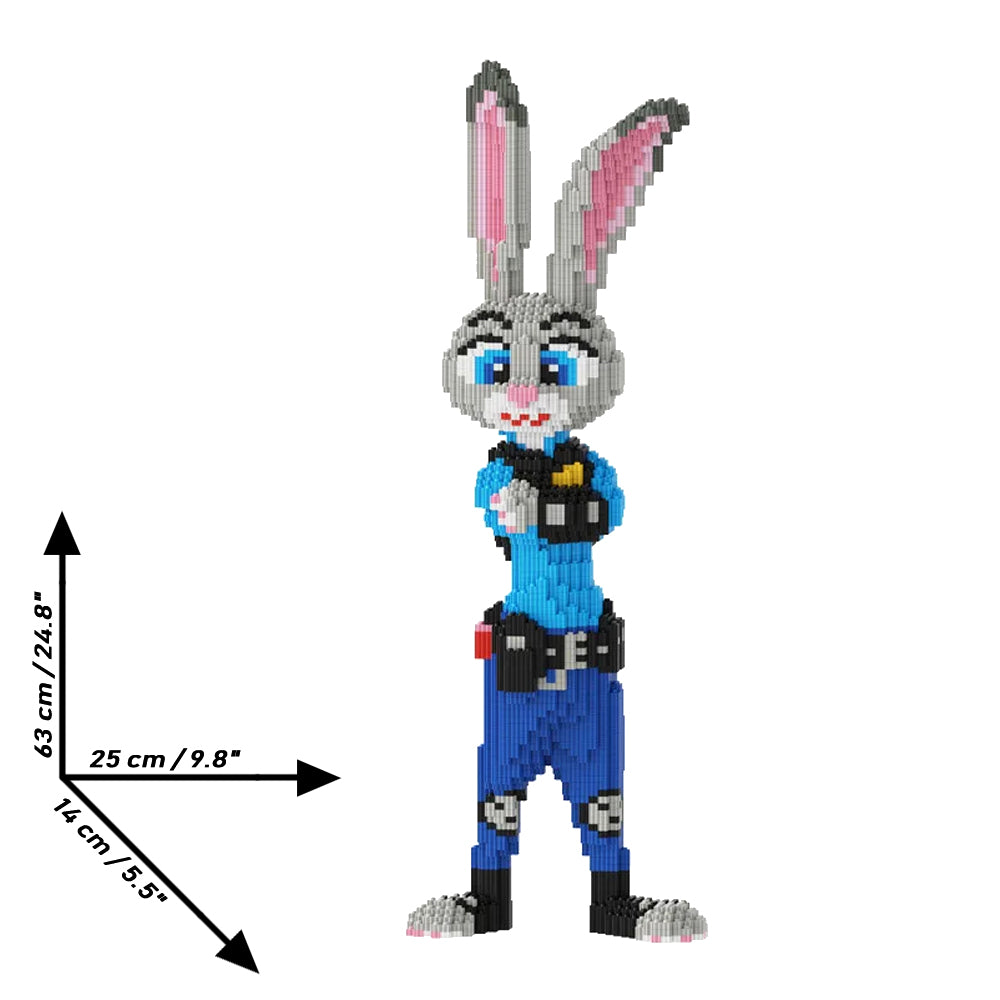 Zootropolis Mini Building Block Figures – Judy Hopps & Nick Wilde Toy Bricks Set