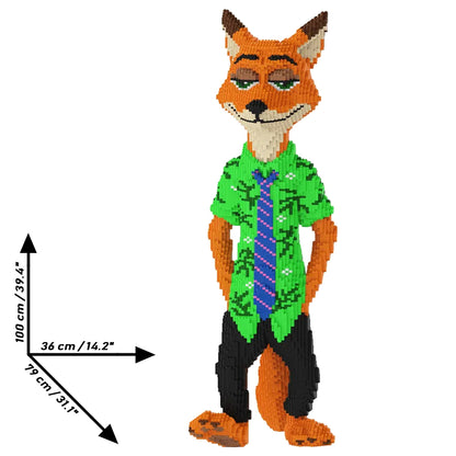 Zootropolis Mini Building Block Figures – Judy Hopps & Nick Wilde Toy Bricks Set