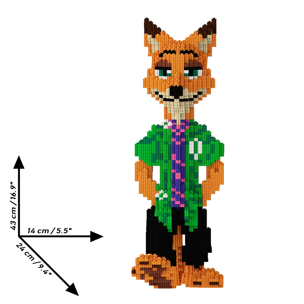 Zootropolis Mini Building Block Figures – Judy Hopps & Nick Wilde Toy Bricks Set