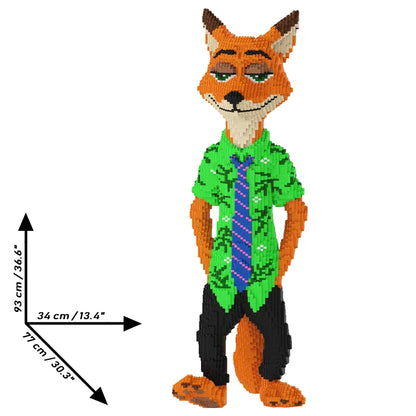 Zootropolis Mini Building Block Figures – Judy Hopps & Nick Wilde Toy Bricks Set