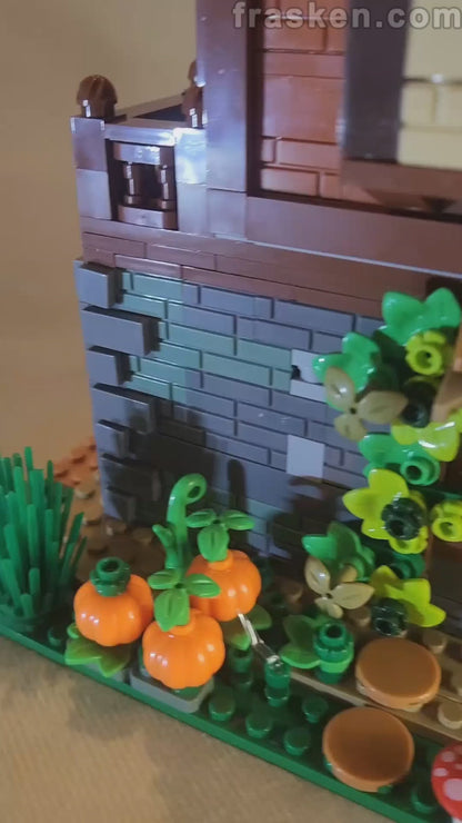 Medieval Tavern Building Blocks Set – European Street Architecture, 2868 PCS, Compatible Brick MOC Model