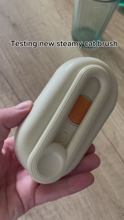 Pet Grooming Brush – Steam Spray & Hair Removal